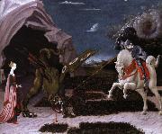 UCCELLO, Paolo sankt goran och draken painting